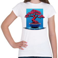 PRINTFASHION DSL - (8) a bit of BONSAI - Női póló - Fehér női póló