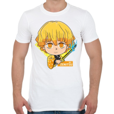 PRINTFASHION DT Zenitsu - Férfi póló - Fehér