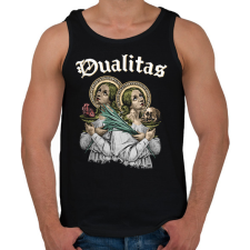 PRINTFASHION Dualitas - Goth Design - Férfi atléta - Fekete atléta, trikó