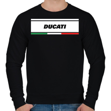 PRINTFASHION DUCATI - Férfi pulóver - Fekete