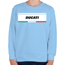 PRINTFASHION DUCATI - Gyerek pulóver - Világoskék