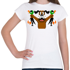 PRINTFASHION Duck hunt - Női póló - Fehér női póló