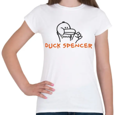 PRINTFASHION Duck Spencer - Női póló - Fehér