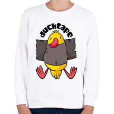 PRINTFASHION Ducktape - Gyerek pulóver - Fehér