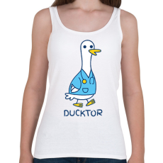 PRINTFASHION Ducktor - Női atléta - Fehér