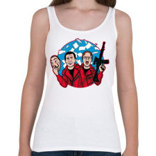 PRINTFASHION Dunder Mifflin - Női atléta - Fehér női trikó