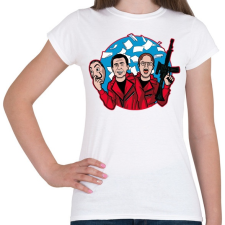 PRINTFASHION Dunder Mifflin - Női póló - Fehér női póló