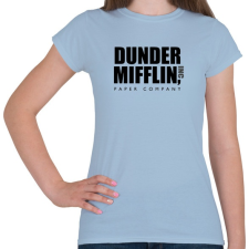 PRINTFASHION Dunder Mifflin Paper Company - Női póló - Világoskék női póló
