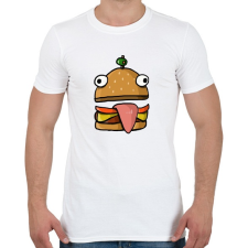 PRINTFASHION Durr burger - Fortnite - Férfi póló - Fehér férfi póló