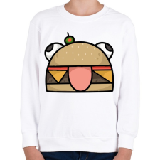 PRINTFASHION Durr Burger - Gyerek pulóver - Fehér gyerek pulóver, kardigán