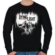 PRINTFASHION DYING LIGHT - Férfi pulóver - Fekete férfi pulóver, kardigán