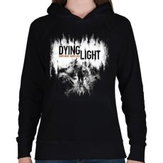 PRINTFASHION DYING LIGHT - Női kapucnis pulóver - Fekete