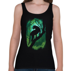 PRINTFASHION Dzsungel könyve - Női atléta - Fekete