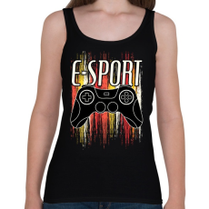 PRINTFASHION E-sport - Női atléta - Fekete