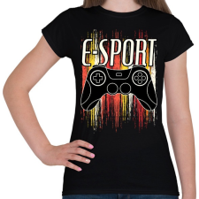 PRINTFASHION E-sport - Női póló - Fekete női póló