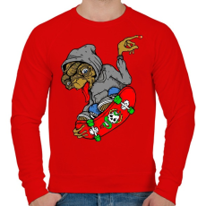 PRINTFASHION E.T. on the board - Férfi pulóver - Piros