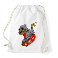 PRINTFASHION E.T. on the board - Sportzsák, Tornazsák - Fehér tornazsák