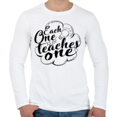 PRINTFASHION Each one..  - Férfi hosszú ujjú póló - Fehér