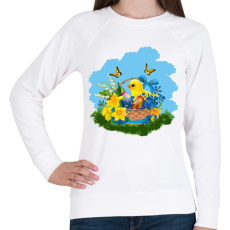 PRINTFASHION easter-2 - Női pulóver - Fehér
