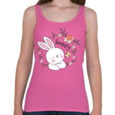 PRINTFASHION Easter Bunny - Női atléta - Rózsaszín női trikó