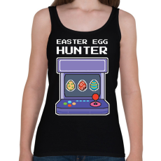 PRINTFASHION Easter egg hunter - Női atléta - Fekete