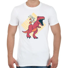 PRINTFASHION Easter rabbit - Férfi póló - Fehér férfi póló