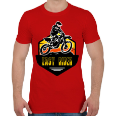 PRINTFASHION easy rider - Férfi póló - Piros