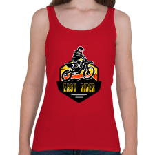 PRINTFASHION easy rider - Női atléta - Cseresznyepiros női trikó