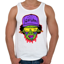 PRINTFASHION Eazy-E - Férfi atléta - Fehér atléta, trikó