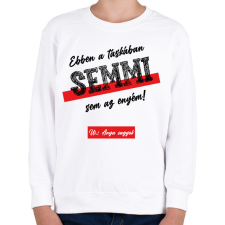 PRINTFASHION Ebben a táskában - Táska minta - Gyerek pulóver - Fehér gyerek pulóver, kardigán