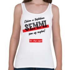 PRINTFASHION Ebben a táskában - Táska minta - Női atléta - Fehér női trikó