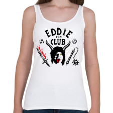 PRINTFASHION Eddie Munson Fan Club - Női atléta - Fehér női trikó