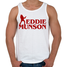 PRINTFASHION Eddie Munson - Férfi atléta - Fehér atléta, trikó