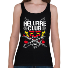 PRINTFASHION Eddie Munson Hellfire Club - Női atléta - Fekete női trikó