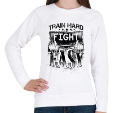 PRINTFASHION Eddz keményen, harcolj könnyedén! - Női pulóver - Fehér női póló