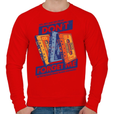 PRINTFASHION Édes emlék - Férfi pulóver - Piros férfi pulóver, kardigán