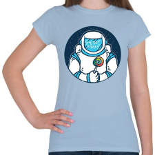 PRINTFASHION Édes Galaxis - Női póló - Világoskék női póló