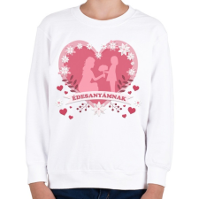 PRINTFASHION Édesanyámnak - Gyerek pulóver - Fehér gyerek pulóver, kardigán
