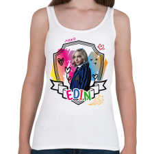 PRINTFASHION Edin firka - Női atléta - Fehér női trikó