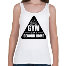 PRINTFASHION Edzőterem a második otthonom - Női atléta - Fehér