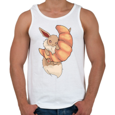 PRINTFASHION Eevee - Férfi atléta - Fehér atléta, trikó