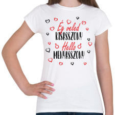 PRINTFASHION Ég veled Kisasszony - Női póló - Fehér női póló