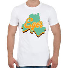 PRINTFASHION Eger - Férfi póló - Fehér férfi póló