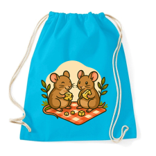 PRINTFASHION Egér piknik - Sportzsák, Tornazsák - Surf blue tornazsák