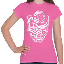 PRINTFASHION Egészségedre - Női póló - Rózsaszín női póló