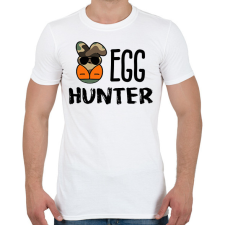 PRINTFASHION Egg hunter - Férfi póló - Fehér férfi póló
