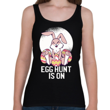 PRINTFASHION Egghunter - Női atléta - Fekete női trikó