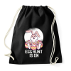 PRINTFASHION Egghunter - Sportzsák, Tornazsák - Fekete