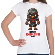PRINTFASHION Eggsplosive - Fortnite Season 6 - Női póló - Fehér női póló