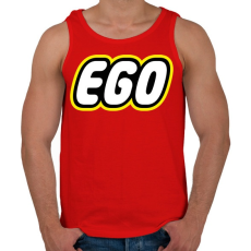 PRINTFASHION Ego - Férfi atléta - Piros